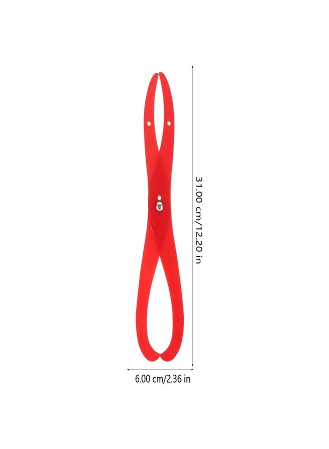 POPETPOP Clay Sculpture Measuring Tool- 6 Inch Red Clay Sculpture Plastic Tool Pottery Clay Tool Bent Leg Ceramic Carving Tool for Pottery Gauge Shaping and Carving - Image 4