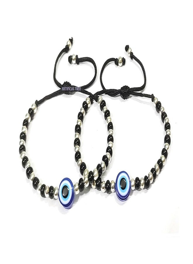 ARTIFICIAL TREE Jewellery Evil Eye Black Thread Nazariya Bracelet | Nazar Battu | Adjustable for Baby Boys & Girls (Newborn to 6 Years) | Protective & Stylish Accessory (AT KIDS 014) - Image 2