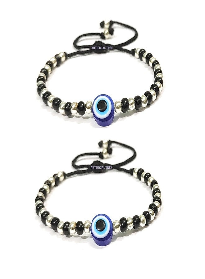 ARTIFICIAL TREE Jewellery Evil Eye Black Thread Nazariya Bracelet | Nazar Battu | Adjustable for Baby Boys & Girls (Newborn to 6 Years) | Protective & Stylish Accessory (AT KIDS 014) - Image 3