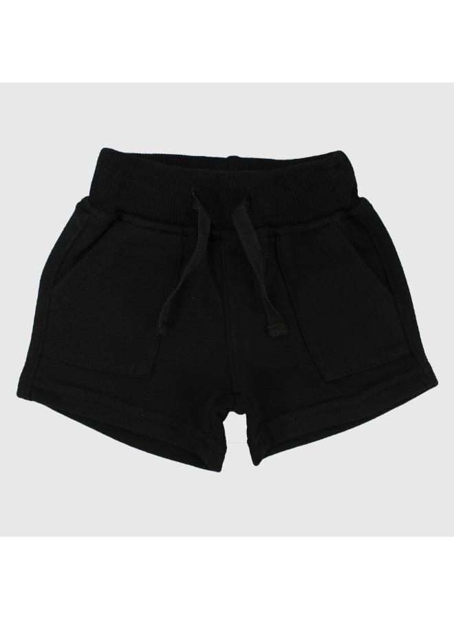 playmore Unisex Black Comfy Shorts - Image 1