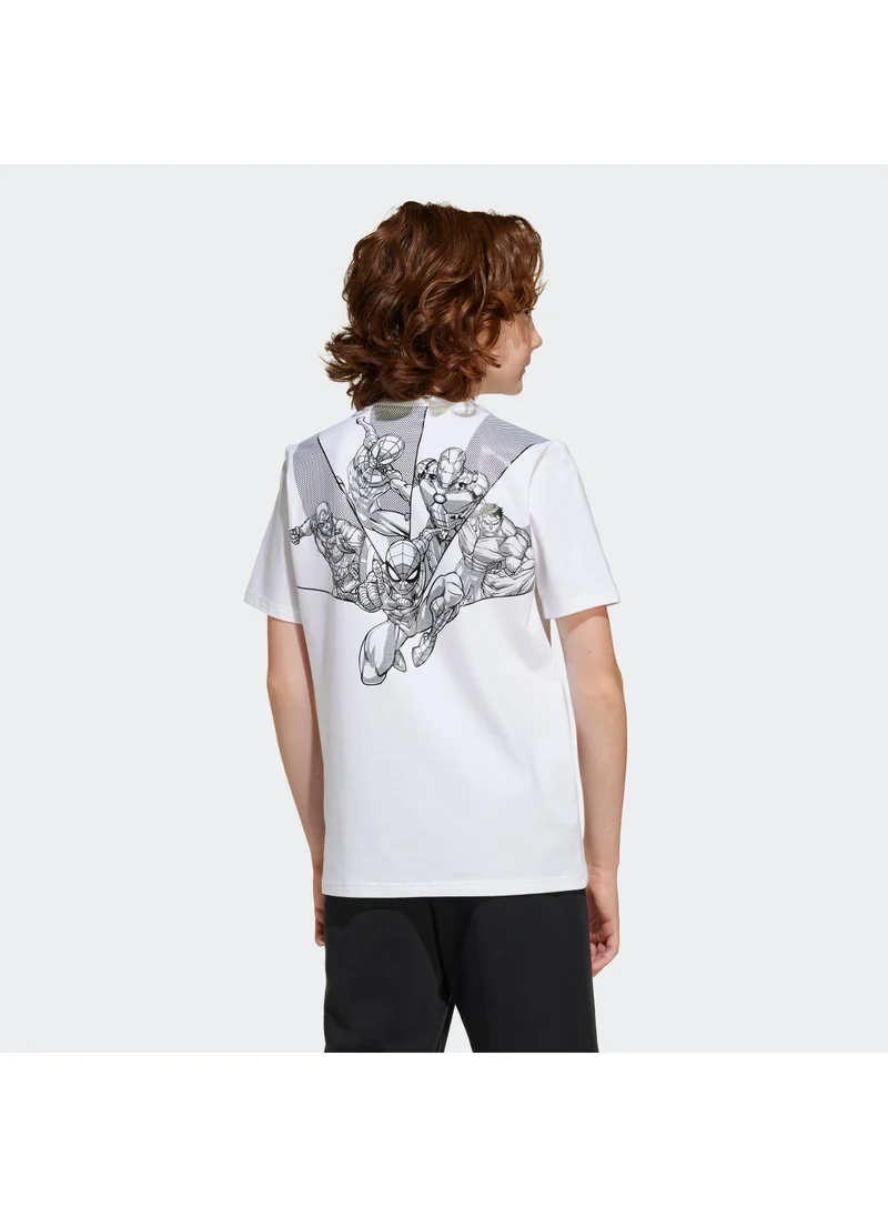 اديداس Youth Marvel Superheroes Graphic T-Shirt