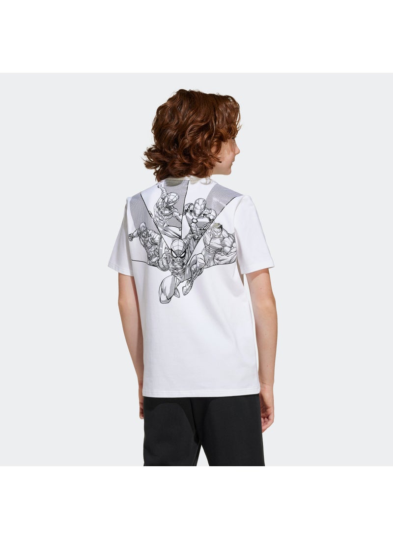Adidas Youth Marvel Superheroes Graphic T-Shirt  - Image 4
