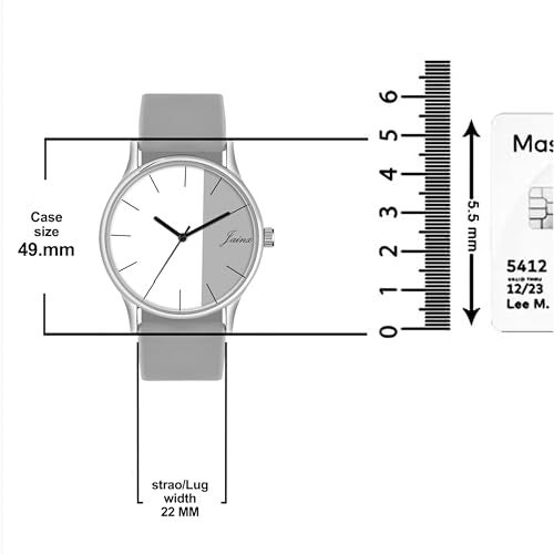 jainx Multicolor Silicone Band Men and Women Gift Set Analog Watch for Couple JC9406 - Image 2