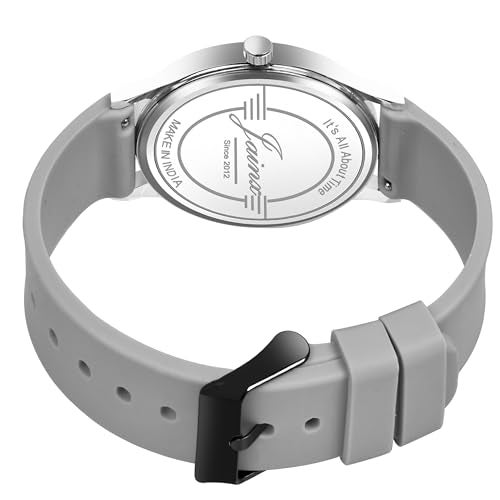 jainx Multicolor Silicone Band Men and Women Gift Set Analog Watch for Couple JC9406 - Image 3