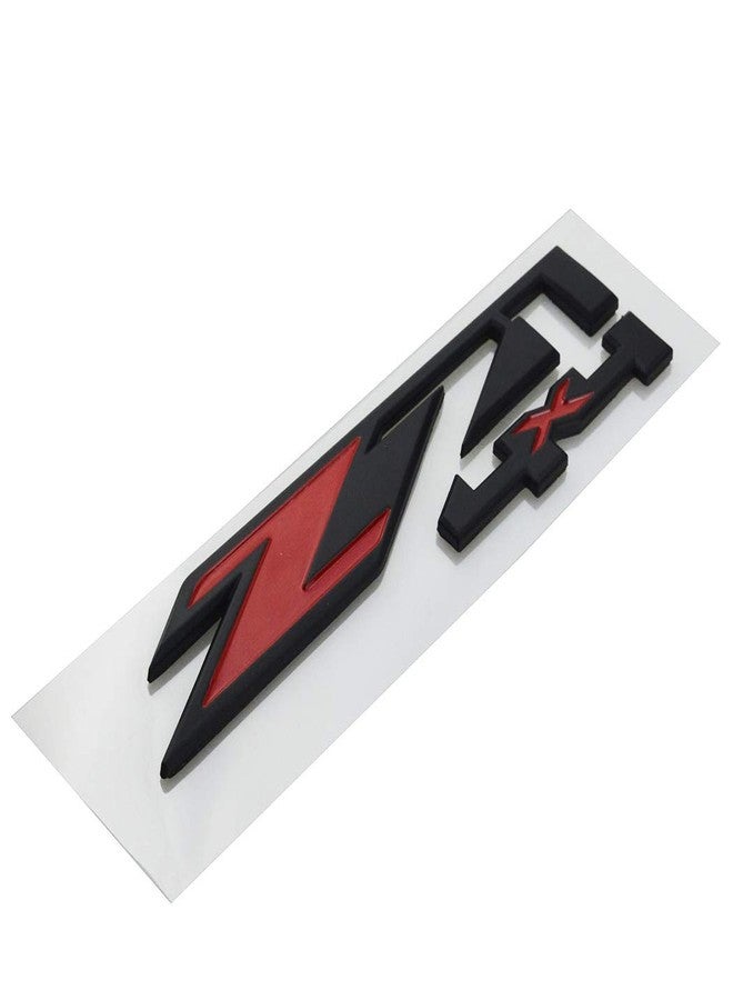 dgea Alitaver Black Red Z71 4X4 Fender Front Door Emblem Nameplate fIT for GMC Sierra (1pcs Set) - Image 3