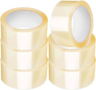 2 Inch x 50 Metres Clear Packing Tape - Strong Adhesive for Shipping and Moving - view 2