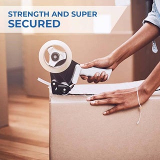 2 Inch x 50 Metres Clear Packing Tape - Strong Adhesive for Shipping and Moving - view 4