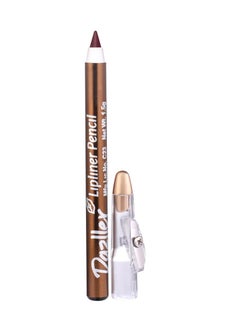 DAZLLER Dazller Lip Liner 1.5g 009 Black Brown Lightweight Precise Matte Liners with Carnauba Castor Oil In Built Sharpener  - Image 1