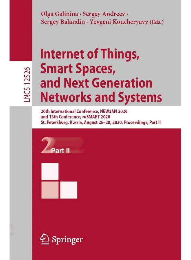 Internet of Things, Smart Spaces, and Next Generat: 20th International Conference, New2an 2020, and 13