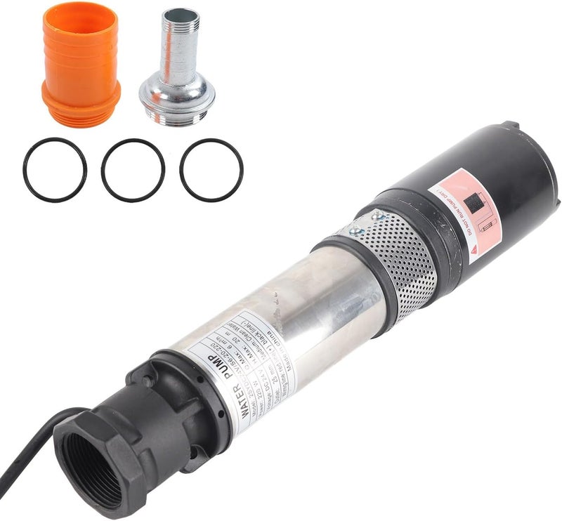 klarako Dc Deep Well Pump Water Pump 24V for Booster Pump High Lift 2Sydc24V S6 20 220 Water Pumping 220W Dc24V Submersible Well Pump Deepwell Pump Jet Pumps - Image 1