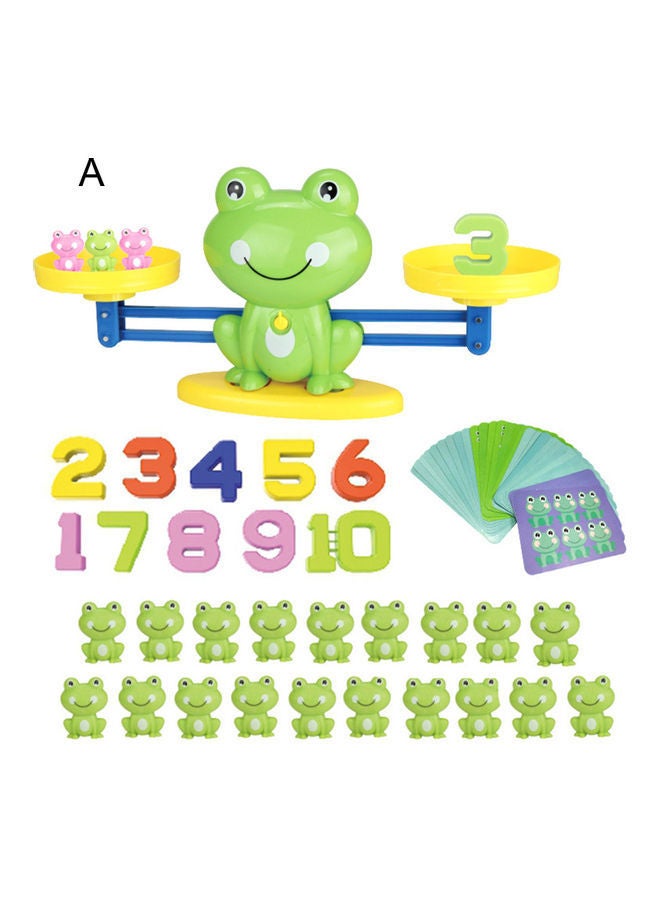 نيبمينينت لعبة أحجية قطع تركيب بتصميم ميزان أرقام على شكل قطة وضفدع لتعليم العد - Image 1