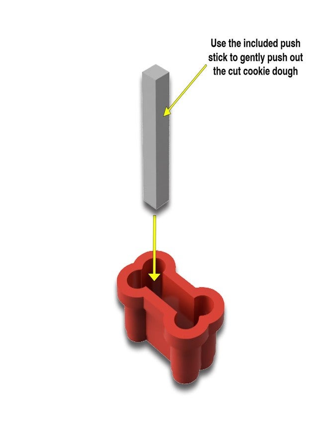 Mighty Gadget Dog Bone Cookie Cutter Set - 5 Sizes (1" to 4"), Perfect for Pet Treats & Baking - Image 3