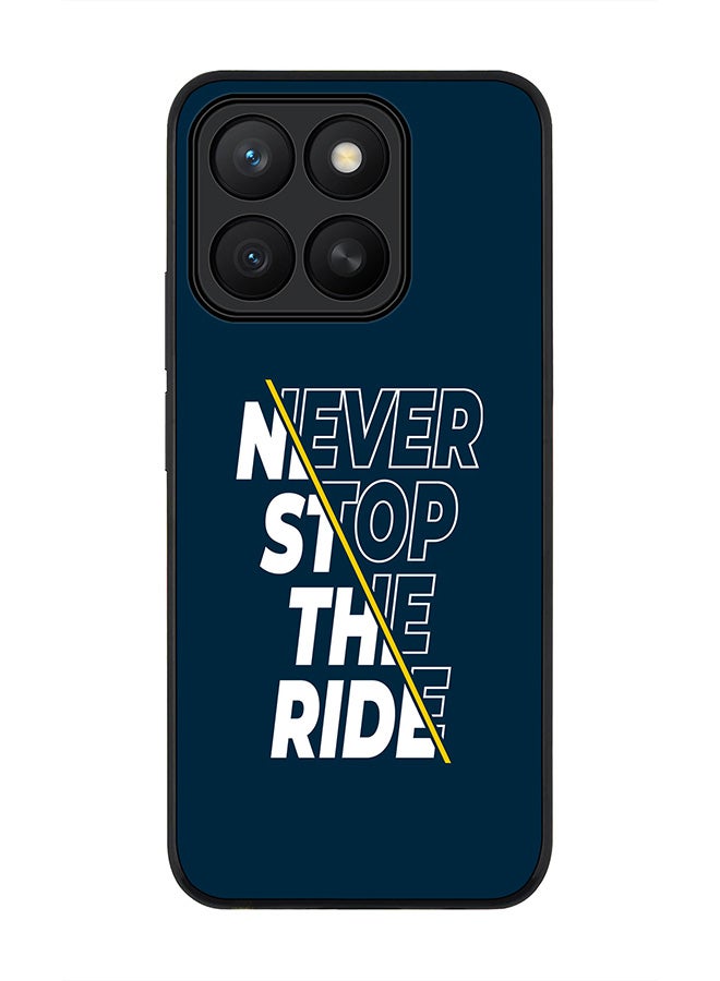 Stylizedd For Honor X8c Case,Slim fit Camera Protection, Shockproof Thin Phone cover  - Never stop the ride