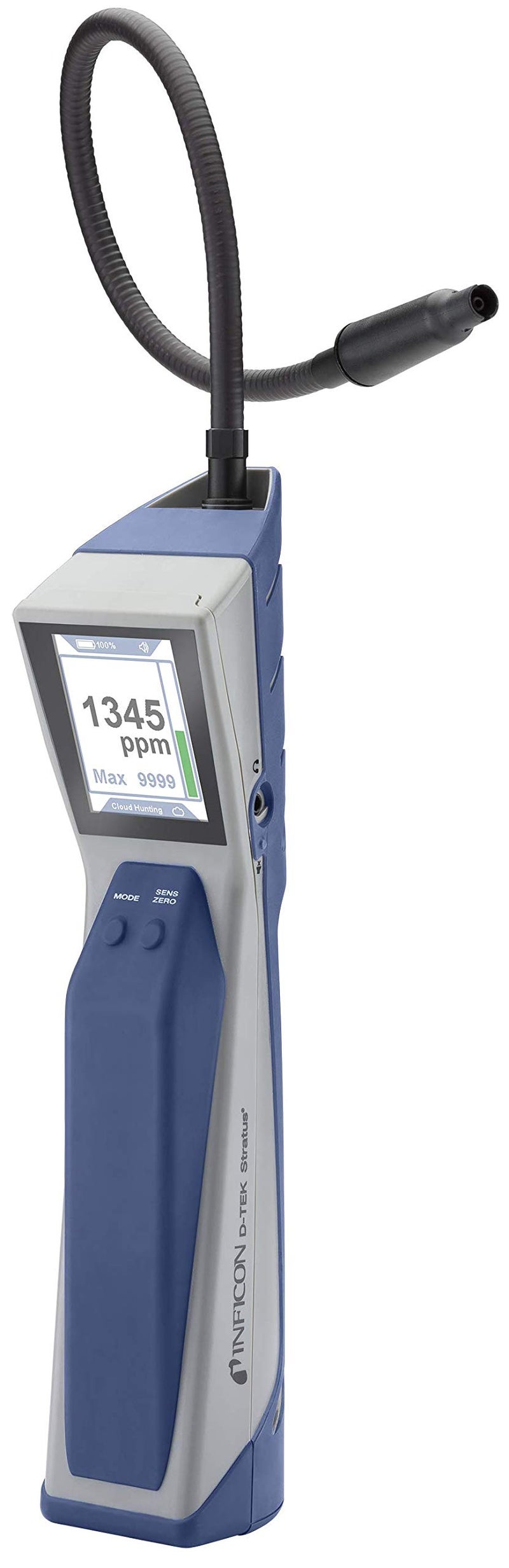 Inficon جهاز كشف تسربات المبردات INFICON D-TEK Stratus ومراقب محمول، الطراز: 724-202-G1، أبيض فاتح - Image 1