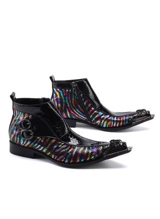 New Multicolored Pattern Short Boots For Autumn And Winter - pzsku/Z519BD51CCAE8A206DE00Z/45/_/1736413203/fd1f7328-8e33-4879-970d-357199f08d8f