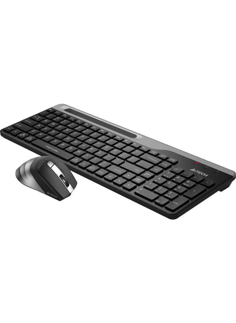 A4TECH A4 Tech FB2535C Fstyler Bluetooth & 2.4Ghz Wireless Q Turkish FN-Multimedia Keyboard & Rechargeable Mouse Set  - Image 3