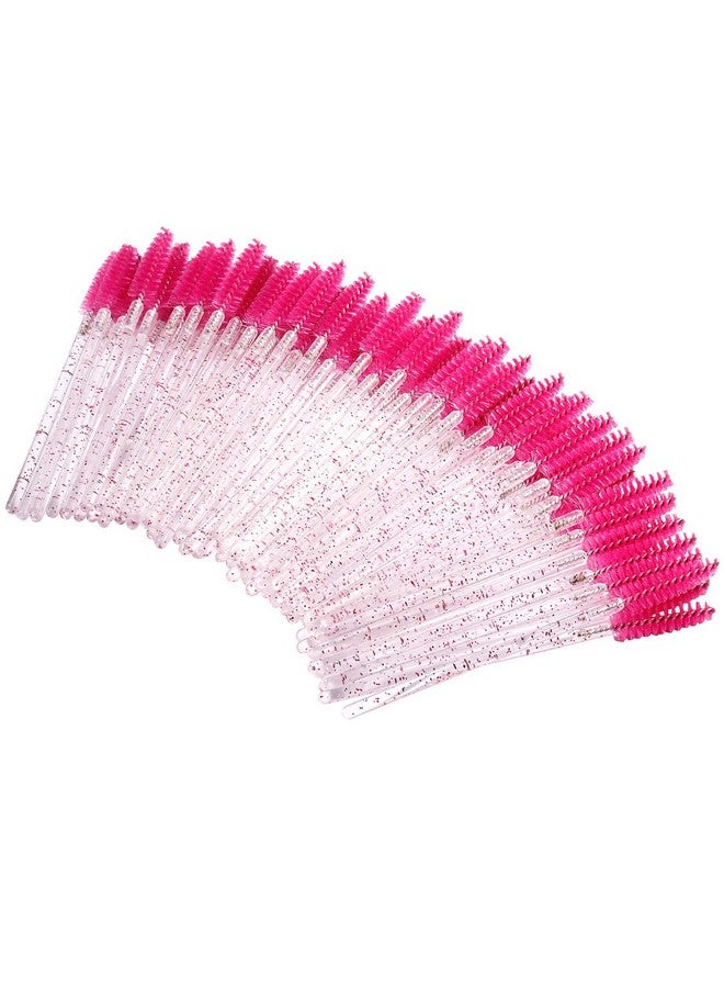 GoWorth 200 Pcs Disposable Crystal Eyelash Mascara Brushes Wands For Eye Lash Extension Eyebrow And Makeup (Black) - Image 5