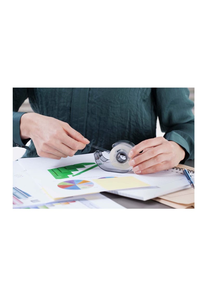 UHU شريط لاصق شفاف مكتبي رولافكس 4 قطع مع موزع بعرض 19 مم - Image 4