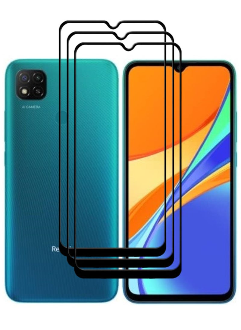 ACLIX 3 Pieces Antistatic ESD Dustproof Premium Quality High Definition Tempered Glass Screen Protector Designed For Xiaomi Redmi 9C - Image 1