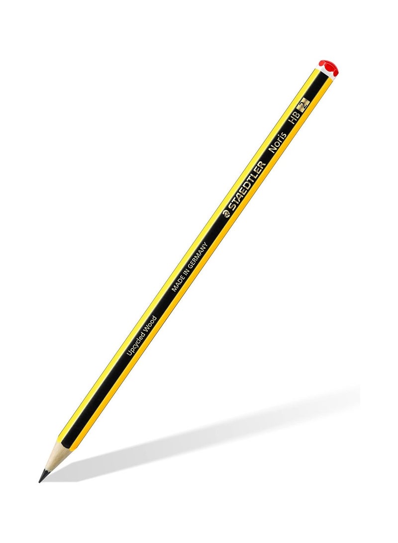 STAEDTLER 12-Piece Noris Pencil With  One Yellow Highligter - Image 2