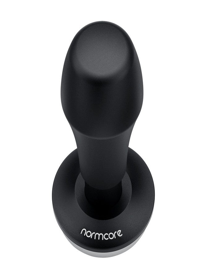 Normcore 45.5mm Coffee Tamper V4.1 with Click Sound Feedback, Spring Loaded Tamper with 304 Stainless Steel Flat Base Fits Flair Pro and Pro 2, Anodized Aluminum Handle with Silicone Stand, Black - Image 3