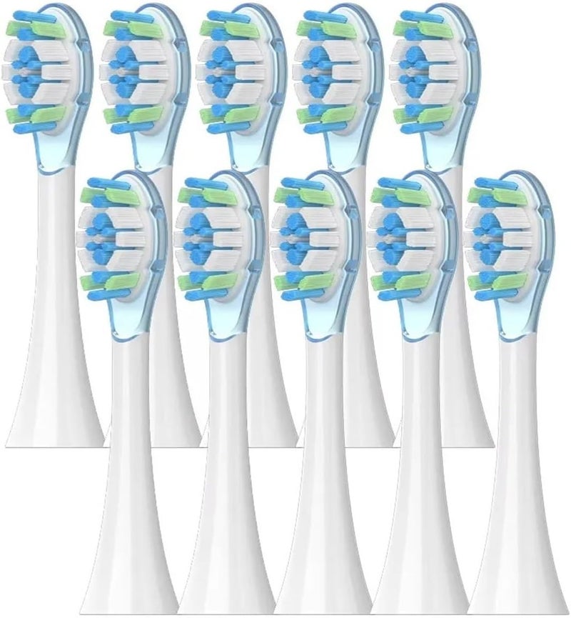 متوافق مع فرشاة أسنان كهربائية Xiaomi Mijia Sonic Sweep Cushioned Care Pro، رأس الفرشاة Mes609/610، عبوة مغلقة، فوهة الشعيرات (اللون الأزرق السماوي). - Image 2