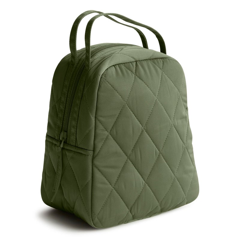 Vera Bradley Women's Performance Twill Lunch Bag, Bronze Green, One Size - Image 1
