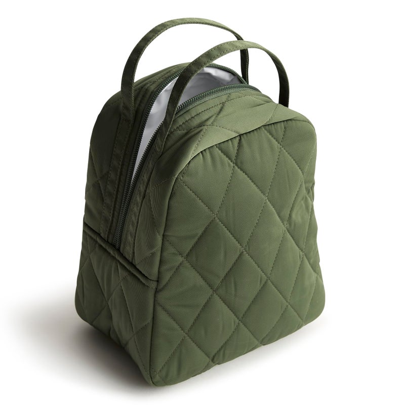 Vera Bradley Women's Performance Twill Lunch Bag, Bronze Green, One Size - Image 2