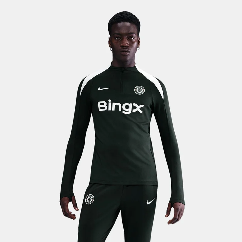 نايكي قميص كرة القدم تشيلسي سترايك دريل بأكمام طويلة للرجال