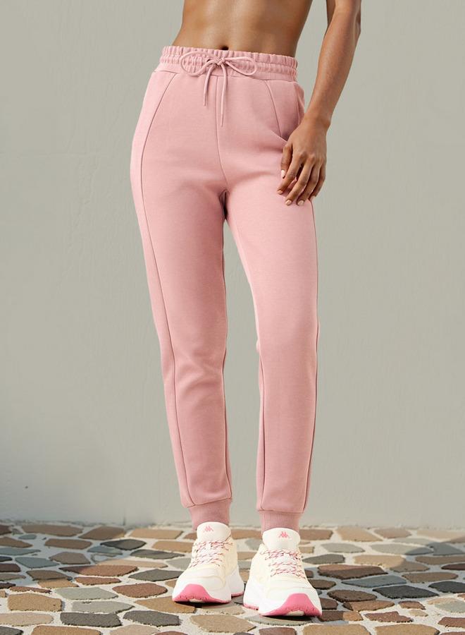 Kappa Panelled Joggers with Drawstring Closure and Pockets - Image 1