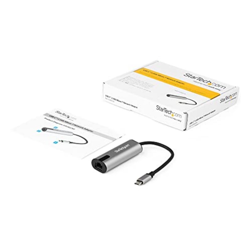 24-Pin USB Type-C to Ethernet Adapter for Desktop/Laptop, Aluminum Alloy, Black, 2.5Gbps High-Speed Network Connectivity - Image 5