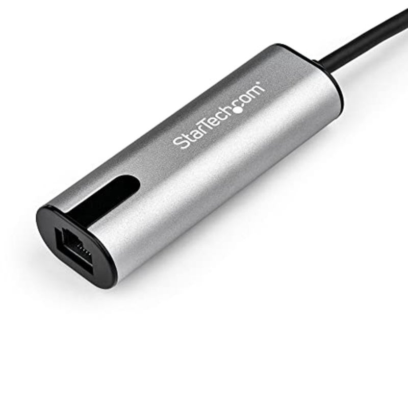 24-Pin USB Type-C to Ethernet Adapter for Desktop/Laptop, Aluminum Alloy, Black, 2.5Gbps High-Speed Network Connectivity - Image 3