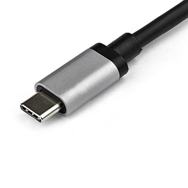 24-Pin USB Type-C to Ethernet Adapter for Desktop/Laptop, Aluminum Alloy, Black, 2.5Gbps High-Speed Network Connectivity - Image 4