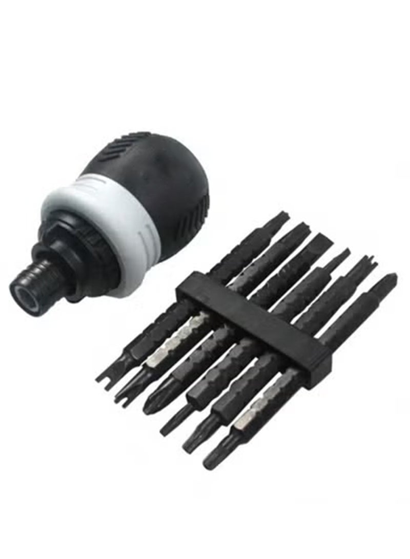 13 in 1 Long Handle Ratchet Screwdriver Set, Mini Extendable Screwdriver, Detachable Multi-Bit Screwdriver and Nut Driver, Labor Saving - Image 1