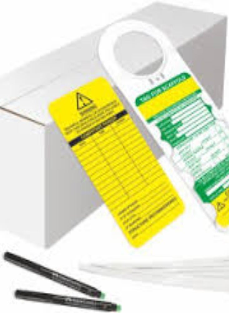 KNP Scaffold Status Holder and Tags (Pack of 1) is a crucial safety tool for construction sites, designed to clearly display the status of scaffolding equipment. - Image 4