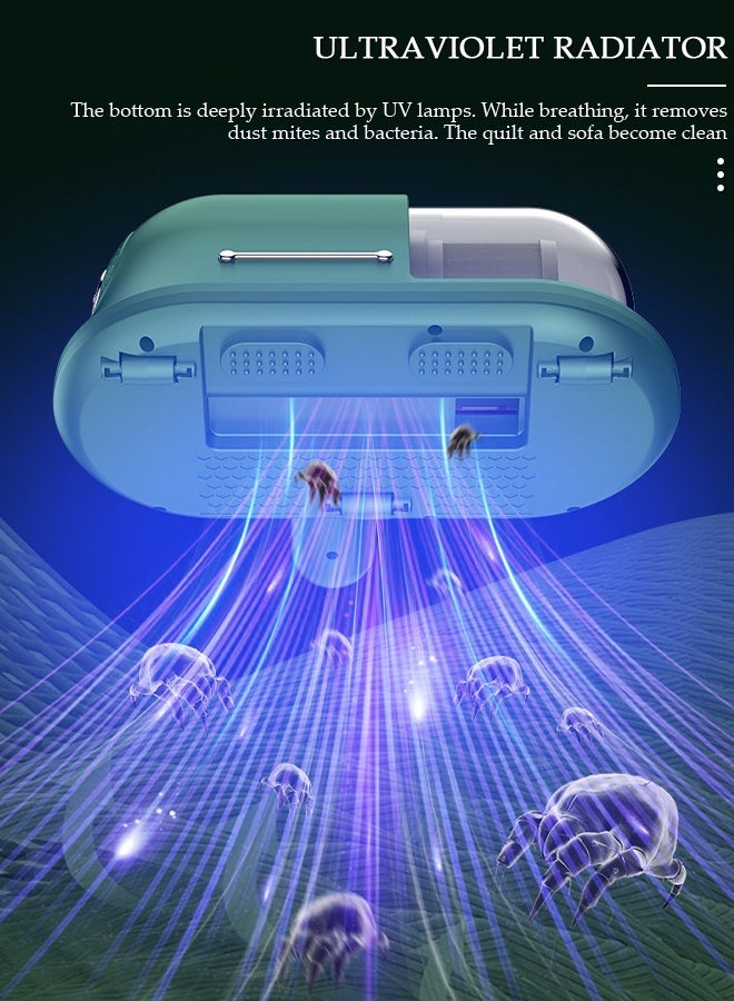DUNISO مكنسة كهربائية للمراتب، محمولة بالأشعة فوق البنفسجية، أداة إزالة العث، أداة إزالة العث اللاسلكية، آلة تنظيف للوسائد، ملاءات المراتب، الأرائك، الألعاب القطيفة والأسطح القماشية الأخرى - Image 4