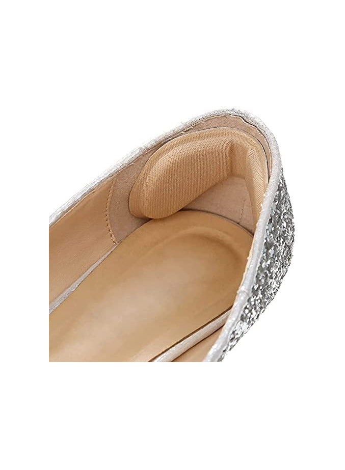 KHAJUL 7 Pairs Heel Grips Liner Cushions Inserts for Loose Shoes, Heel Pads Snugs for Shoe Too Big Men Women, Filler Improved Shoe Fit and Comfort, Prevent Heel Slip and Blister (Apricot/Black) - Image 4