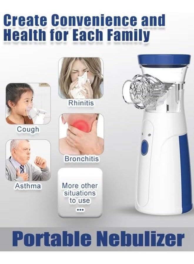 Cold Mist Steam Inhaler – Mini Portable & Quiet Ultrasonic Nebulizer Kit – Easy-to-Use Device for Daily Comfort & Travel - Image 4