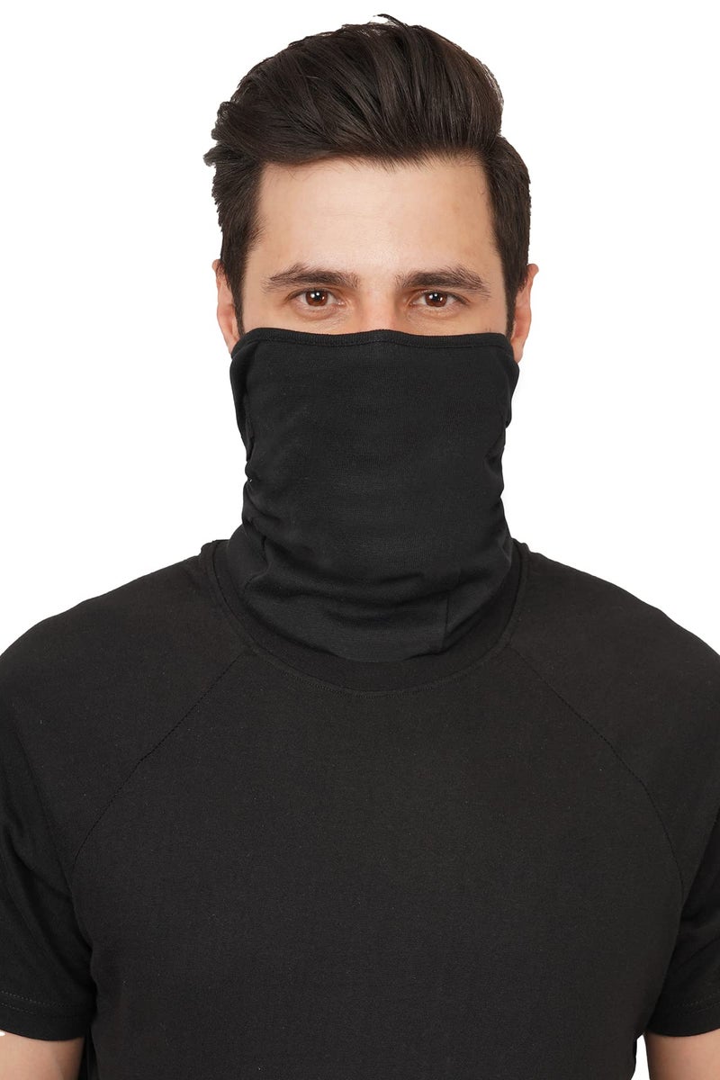 PrimeBox Full Mask Under Helmet Full Face Cover For Bikers Black Color Biker Mask set of 1pcs - Image 5