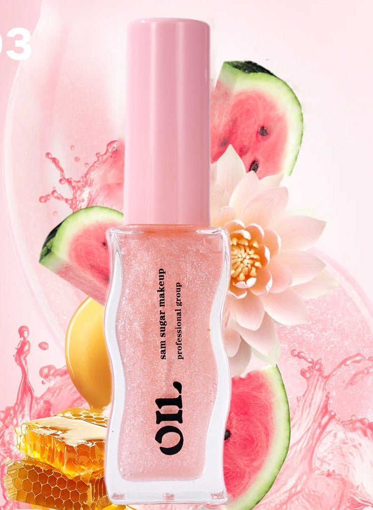SAM SUGAR Honey Infused Lip Oil, Watermelon 8 ml - Image 1