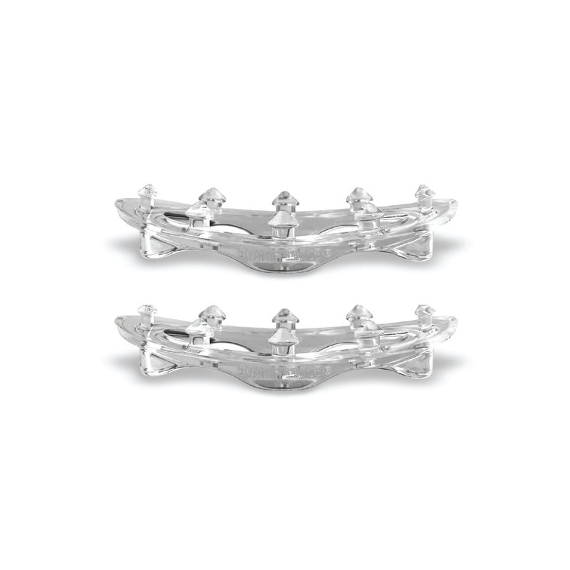 SoapStandle Curved Bar Soap Gripper No Goo or Mess Soap Holder for Bath and Showers 2 Pack Clear