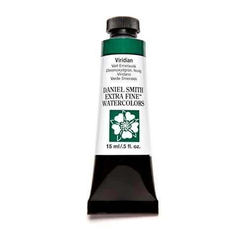 Daniel Smith, Viridian Extra Fine Watercolor 15ml Paint Tube, 5 Fl Oz (284600112) - Image 1