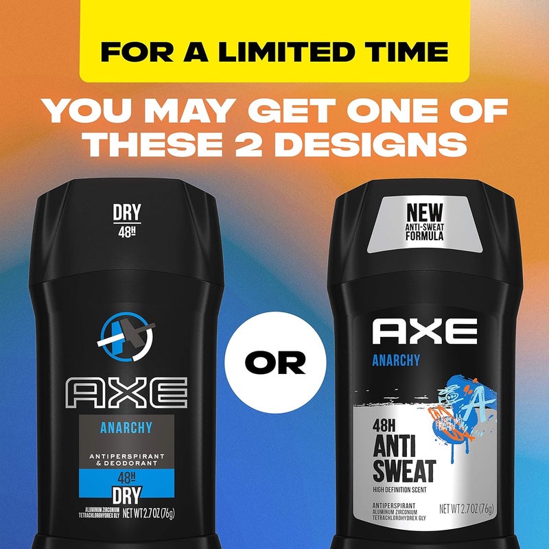 AXE Anarchy Antiperspirant Deodorant Stick for Men, 2.7 oz (Pack of 2) - Image 4