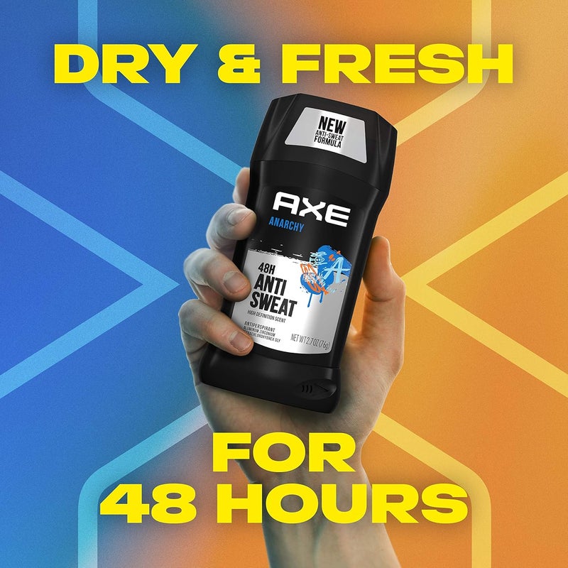 AXE Anarchy Antiperspirant Deodorant Stick for Men, 2.7 oz (Pack of 2) - Image 3