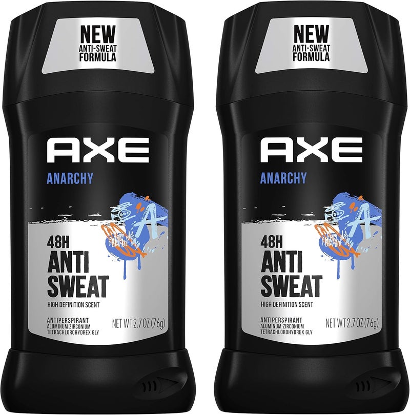 AXE Anarchy Antiperspirant Deodorant Stick for Men, 2.7 oz (Pack of 2) - Image 1