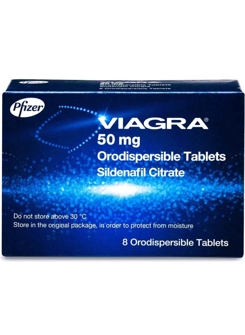 VIAGRA فياجرا 50 مجم 8 أقراص سريعة الذوبان فى الفم - Image 3
