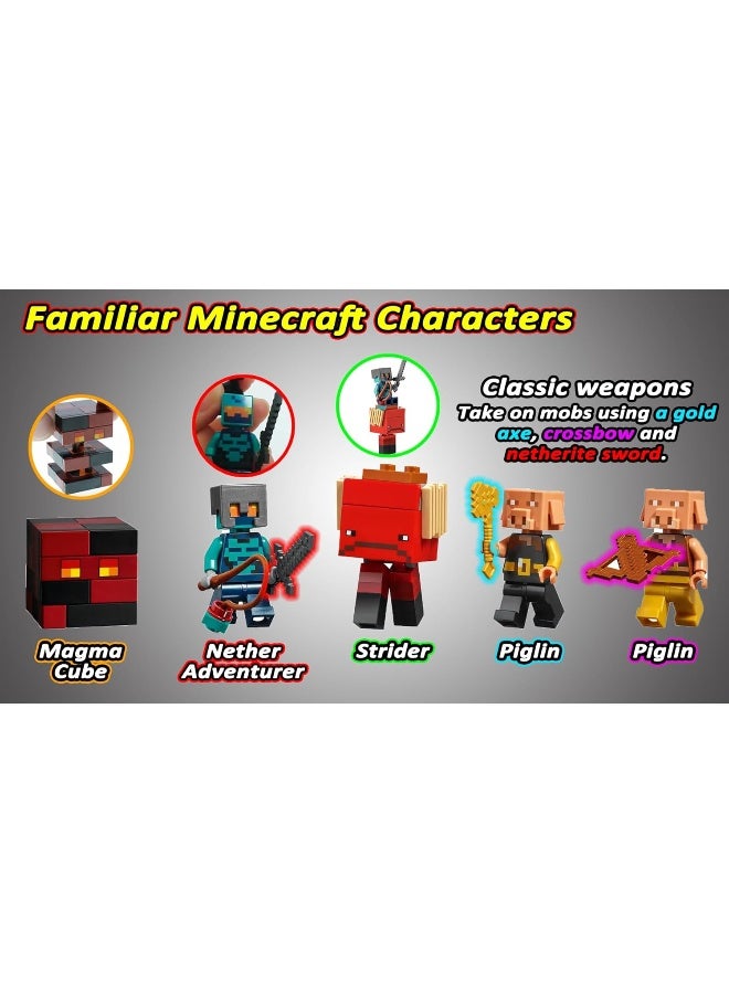 LEGO Minecraft 21185 The Nether Bastion (300 Pieces) - Image 2