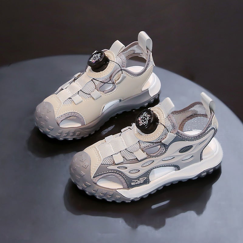 Children'S Sandals Boys And Girls Non-Slip Toe Sandals Breathable Beach Shoes - Image 3