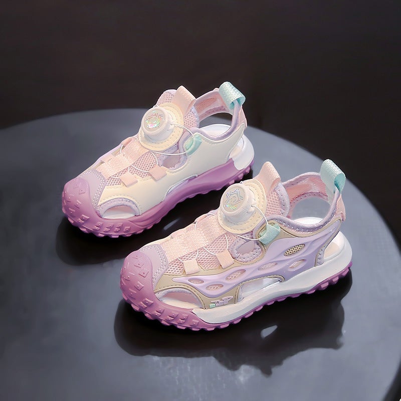 Children'S Sandals Boys And Girls Non-Slip Toe Sandals Breathable Beach Shoes - Image 5