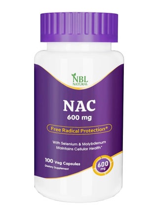NBL Natural NAC (N-Acetyl Cysteine) 600 mg with Selenium & Molybdenum, 100 Veg Capsules - pzsku/Z519CF54BA76367D4D559Z/45/_/1699184239/9e8b8aa3-07ae-4618-8510-209a50268cdd